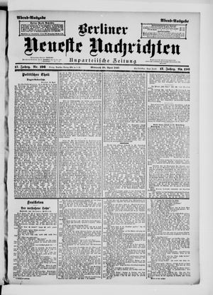 Berliner Neueste Nachrichten vom 28.04.1897