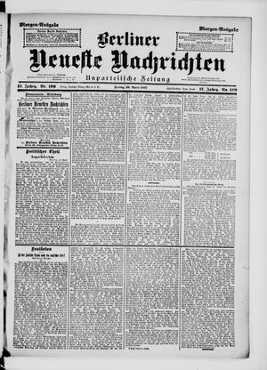 Berliner neueste Nachrichten vom 30.04.1897