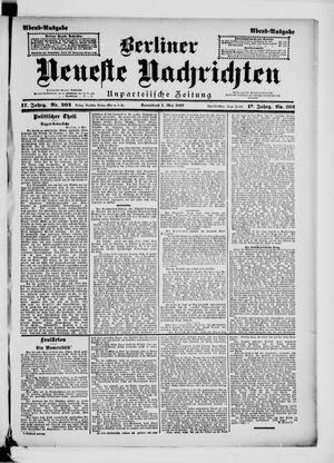Berliner neueste Nachrichten vom 01.05.1897