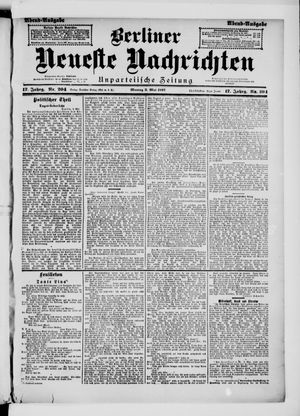 Berliner Neueste Nachrichten vom 03.05.1897
