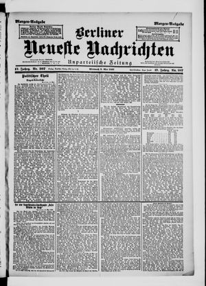 Berliner Neueste Nachrichten vom 05.05.1897