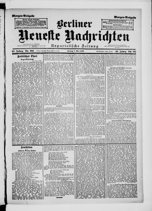 Berliner Neueste Nachrichten vom 07.05.1897