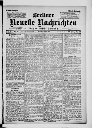Berliner Neueste Nachrichten vom 08.05.1897