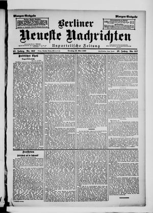 Berliner Neueste Nachrichten vom 11.05.1897