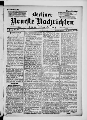 Berliner Neueste Nachrichten vom 11.05.1897