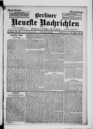 Berliner Neueste Nachrichten vom 13.05.1897