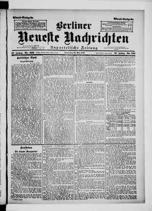 Berliner Neueste Nachrichten vom 13.05.1897