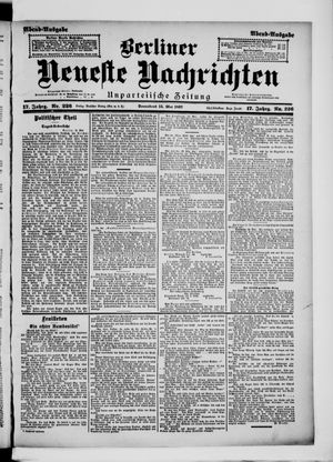Berliner Neueste Nachrichten vom 15.05.1897