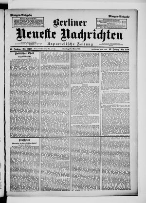 Berliner Neueste Nachrichten vom 18.05.1897