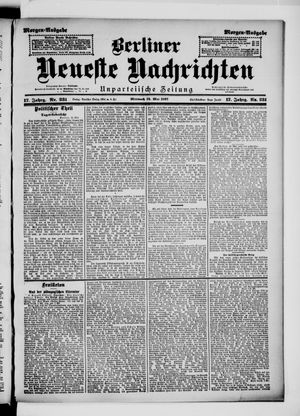 Berliner Neueste Nachrichten on May 19, 1897