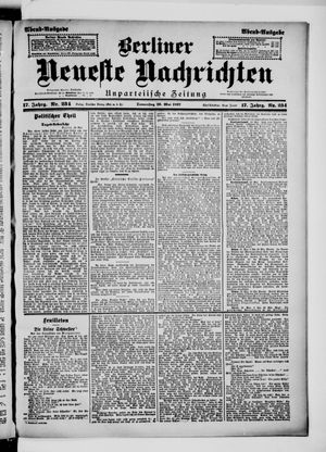 Berliner Neueste Nachrichten vom 20.05.1897