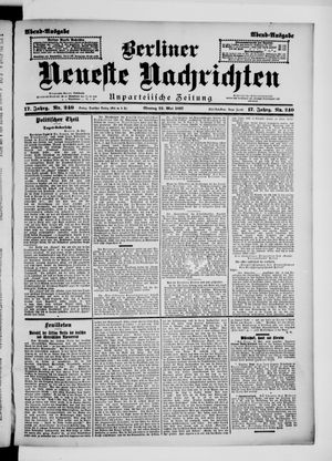 Berliner Neueste Nachrichten vom 24.05.1897