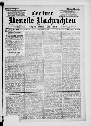 Berliner Neueste Nachrichten vom 26.05.1897