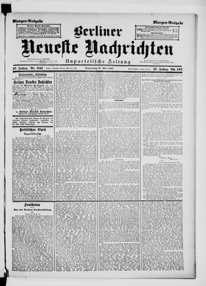 Berliner Neueste Nachrichten vom 27.05.1897