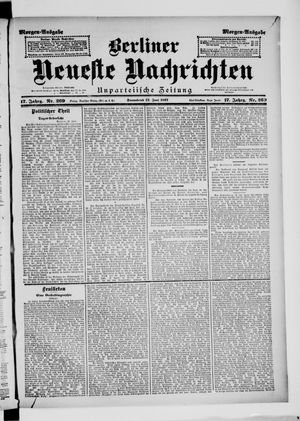 Berliner Neueste Nachrichten vom 12.06.1897