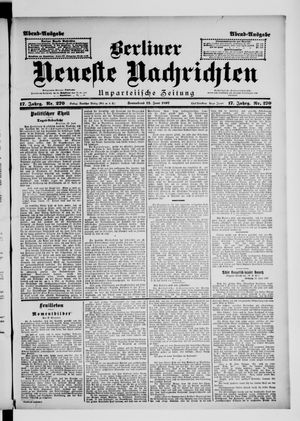 Berliner Neueste Nachrichten vom 12.06.1897