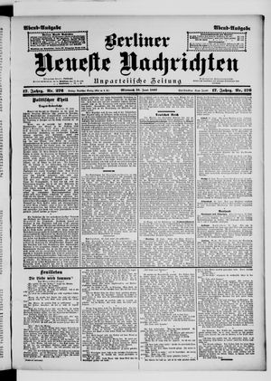 Berliner Neueste Nachrichten vom 16.06.1897