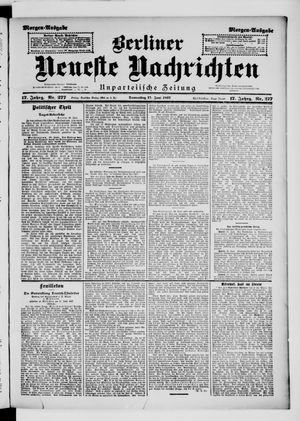Berliner Neueste Nachrichten vom 17.06.1897