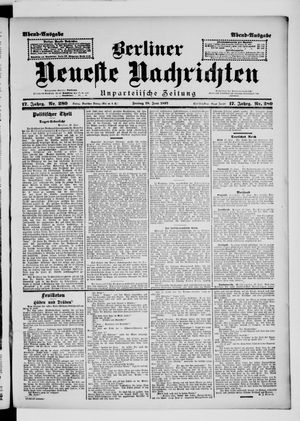 Berliner Neueste Nachrichten on Jun 18, 1897