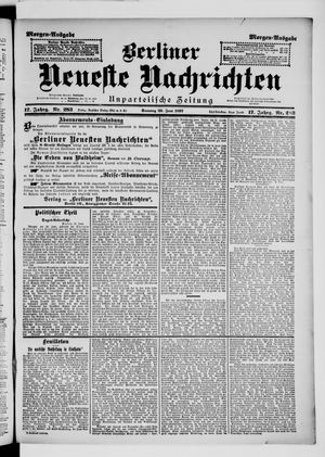 Berliner Neueste Nachrichten vom 20.06.1897