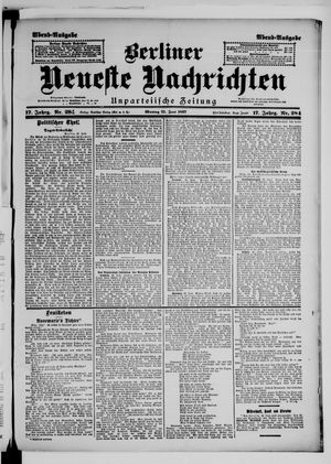 Berliner Neueste Nachrichten vom 21.06.1897