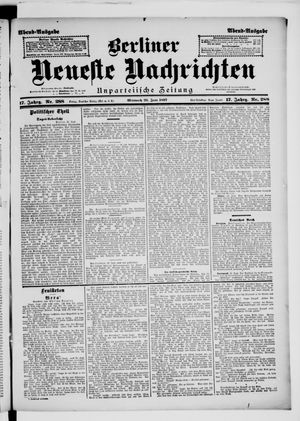 Berliner Neueste Nachrichten vom 23.06.1897