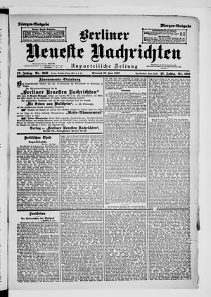 Berliner Neueste Nachrichten vom 30.06.1897