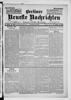 Berliner Neueste Nachrichten vom 03.07.1897