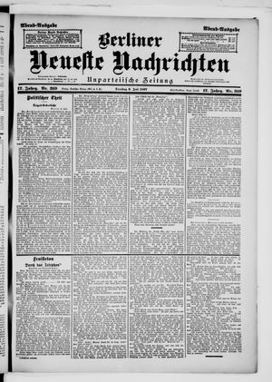 Berliner Neueste Nachrichten vom 06.07.1897