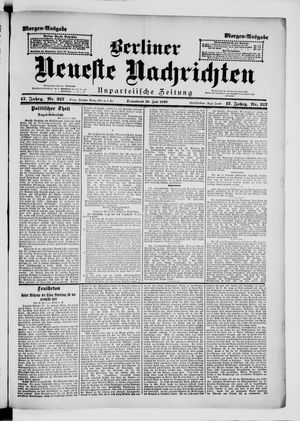 Berliner Neueste Nachrichten vom 10.07.1897