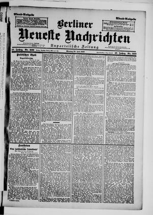 Berliner Neueste Nachrichten vom 12.07.1897