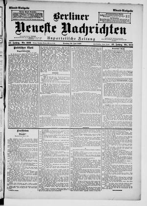 Berliner Neueste Nachrichten vom 13.07.1897