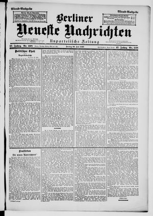 Berliner Neueste Nachrichten vom 16.07.1897