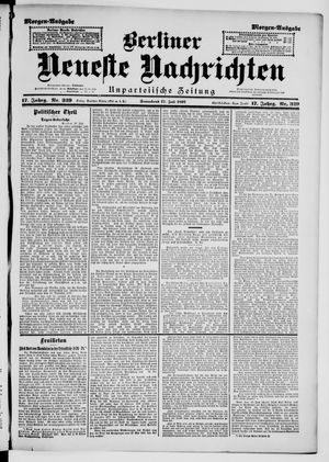 Berliner Neueste Nachrichten vom 17.07.1897