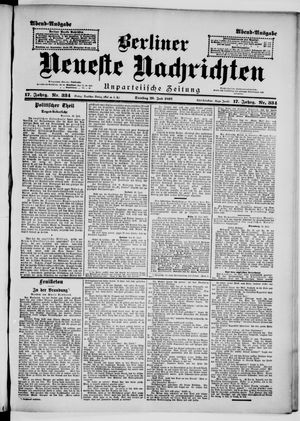 Berliner Neueste Nachrichten vom 20.07.1897