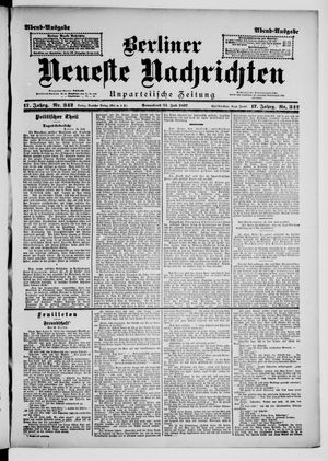 Berliner Neueste Nachrichten vom 24.07.1897