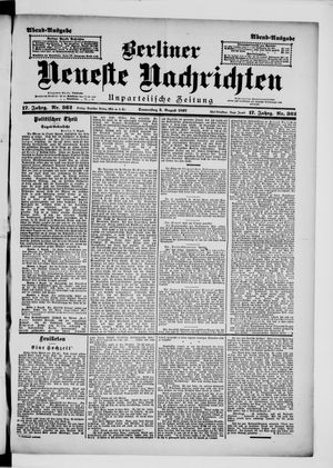 Berliner Neueste Nachrichten vom 05.08.1897