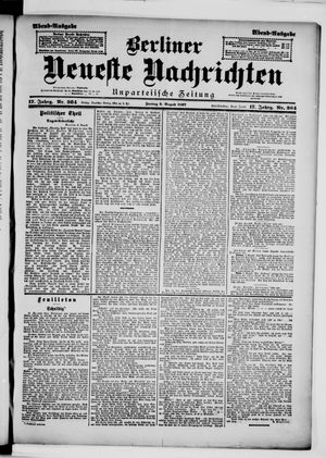 Berliner Neueste Nachrichten on Aug 6, 1897