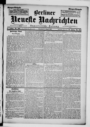 Berliner Neueste Nachrichten vom 07.08.1897