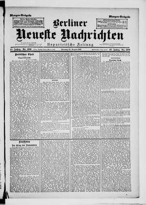 Berliner Neueste Nachrichten vom 15.08.1897