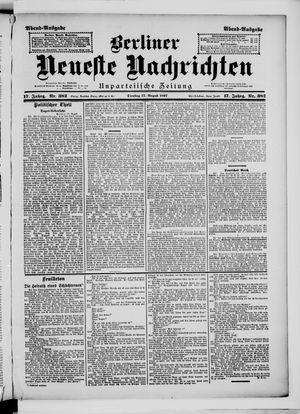 Berliner Neueste Nachrichten vom 17.08.1897