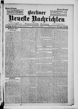 Berliner Neueste Nachrichten vom 20.08.1897