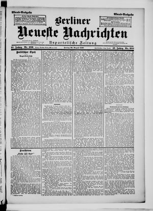 Berliner Neueste Nachrichten vom 20.08.1897
