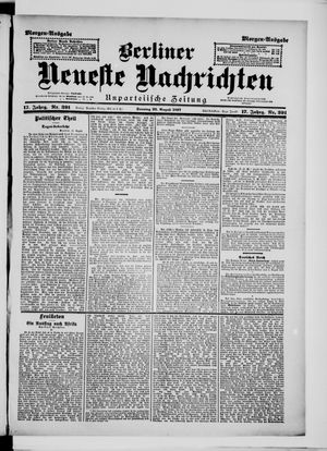 Berliner Neueste Nachrichten vom 22.08.1897
