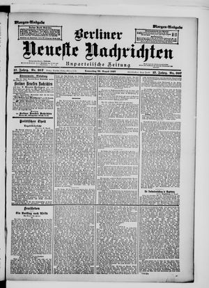Berliner Neueste Nachrichten vom 26.08.1897