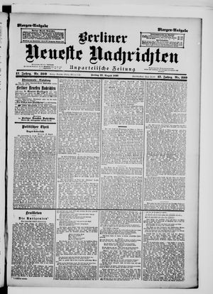 Berliner Neueste Nachrichten vom 27.08.1897