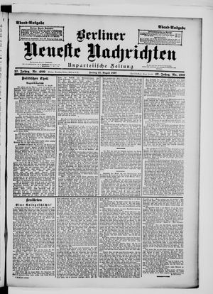 Berliner Neueste Nachrichten vom 27.08.1897