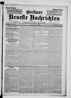 Berliner Neueste Nachrichten vom 28.08.1897