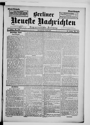 Berliner Neueste Nachrichten vom 28.08.1897
