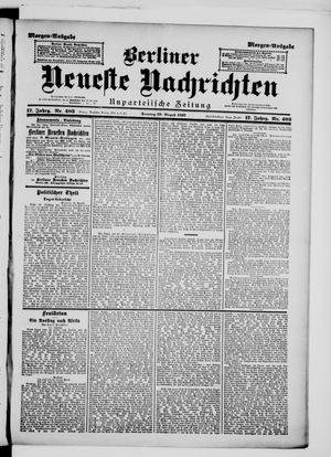 Berliner Neueste Nachrichten vom 29.08.1897